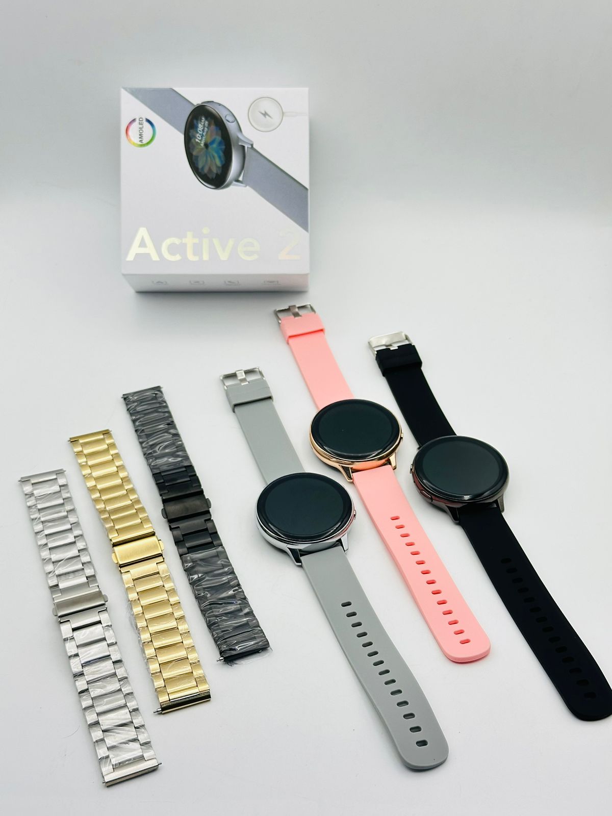 Smart Watch- Active 2 With Rolex Chain